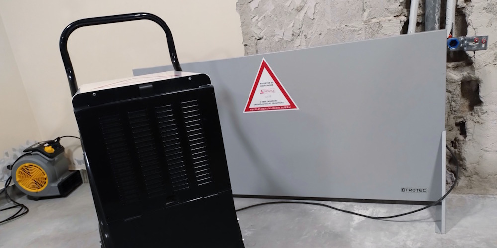 Sušenje masivnejših zidov starejših objektov